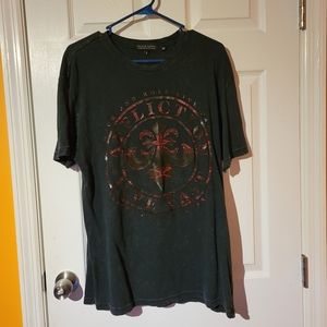 Affliction t shirt short sleeve mens size large